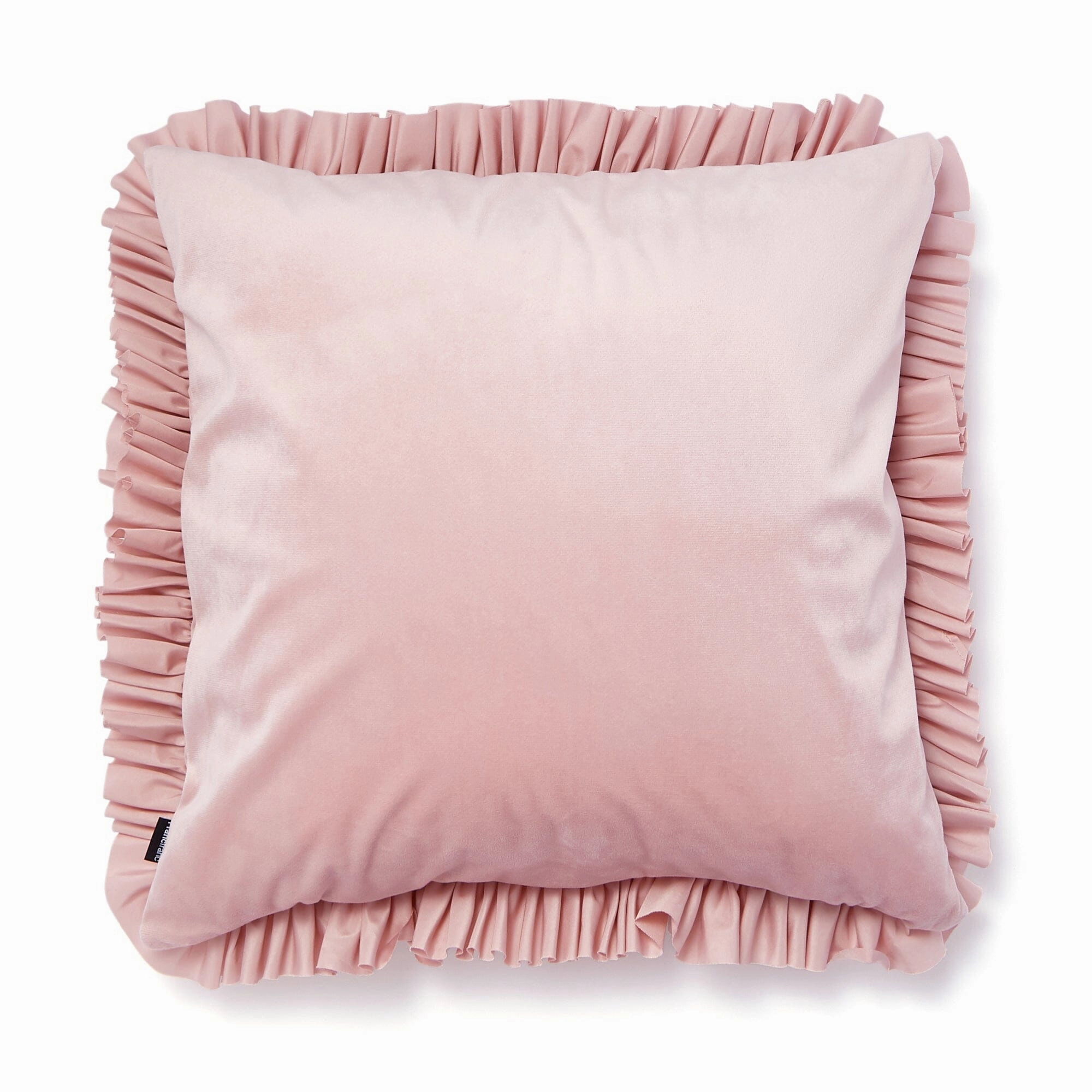 Frill Applique Cushion Cover 450 X 450 Pink