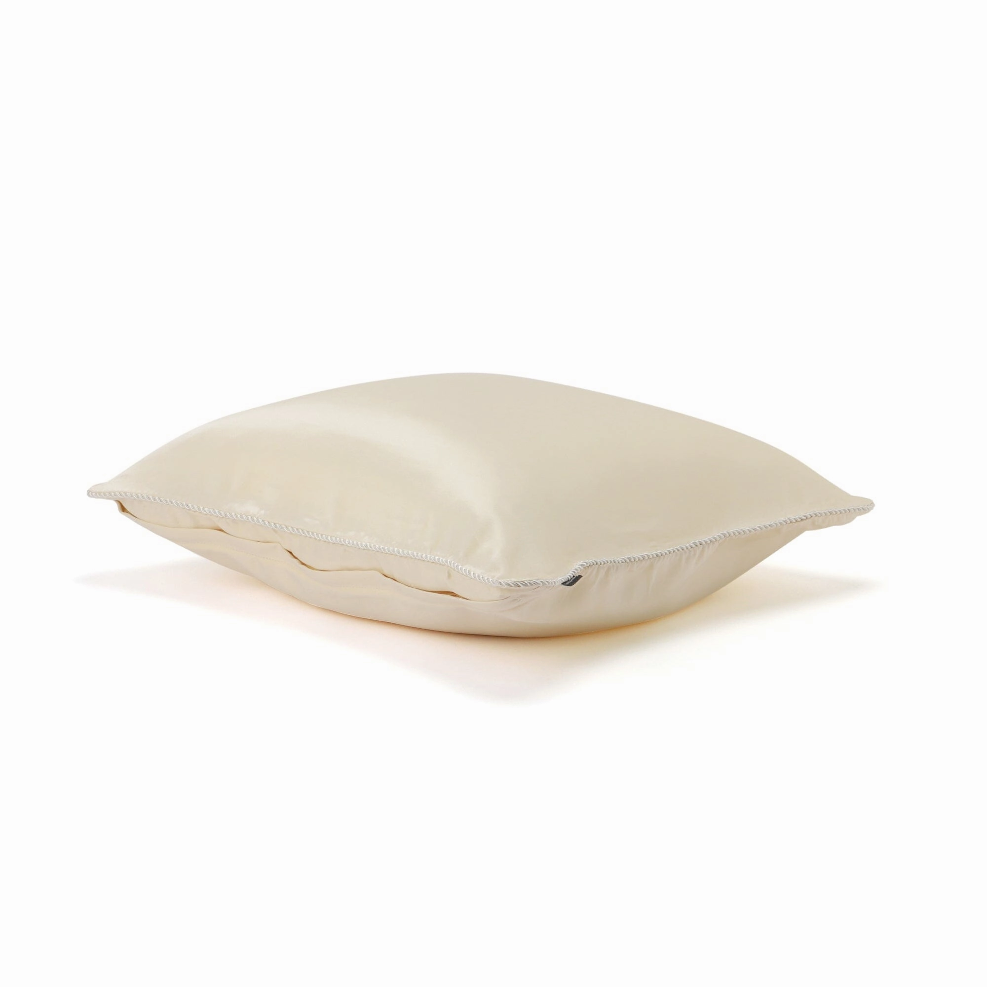 Front Silk Cushion Cover 450 x 450  Ivory