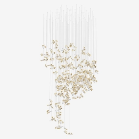 Frosted Petals Frozen Chandelierrustic chandelier,bedroom chandelier 