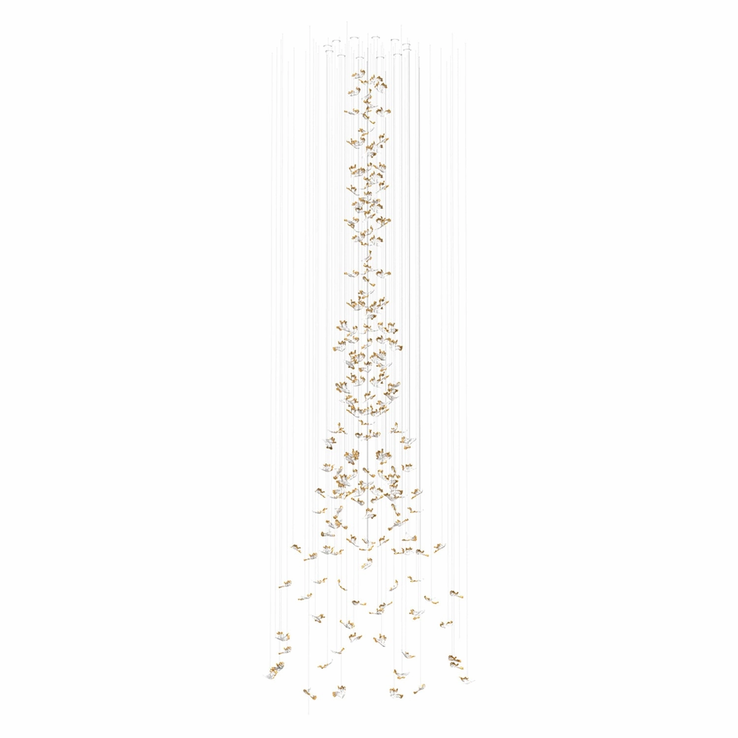 Frosted Petals Frozen Chandelier
