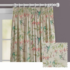 Fuchsia Flight Printed Made to Measure Curtains Linenbedding sets ,throw blankets 