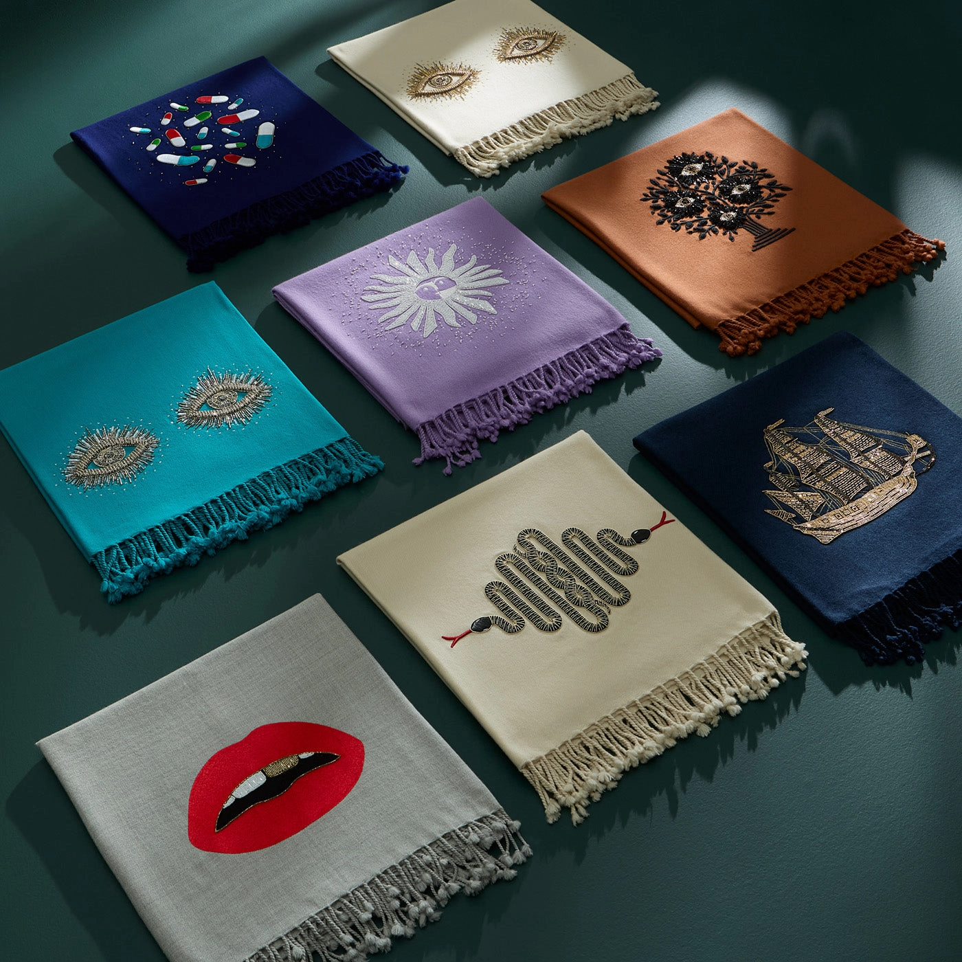 Full Dose Embellished Throw