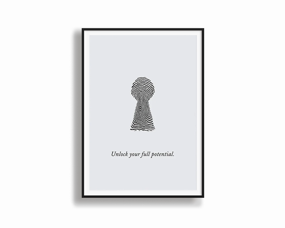 Full potential, unlocked 2nordic style wall decor