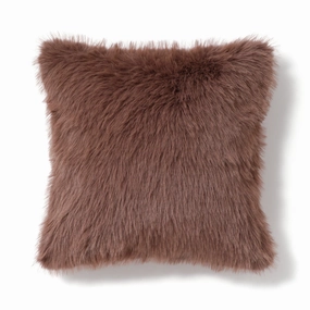Fur T Cushion Cover 450 X 450 Brownbedding sets ,throw blankets 