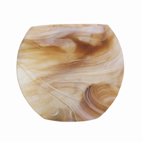 Fusion Carmel Swirl Vase - Largenordic style desktop ornaments