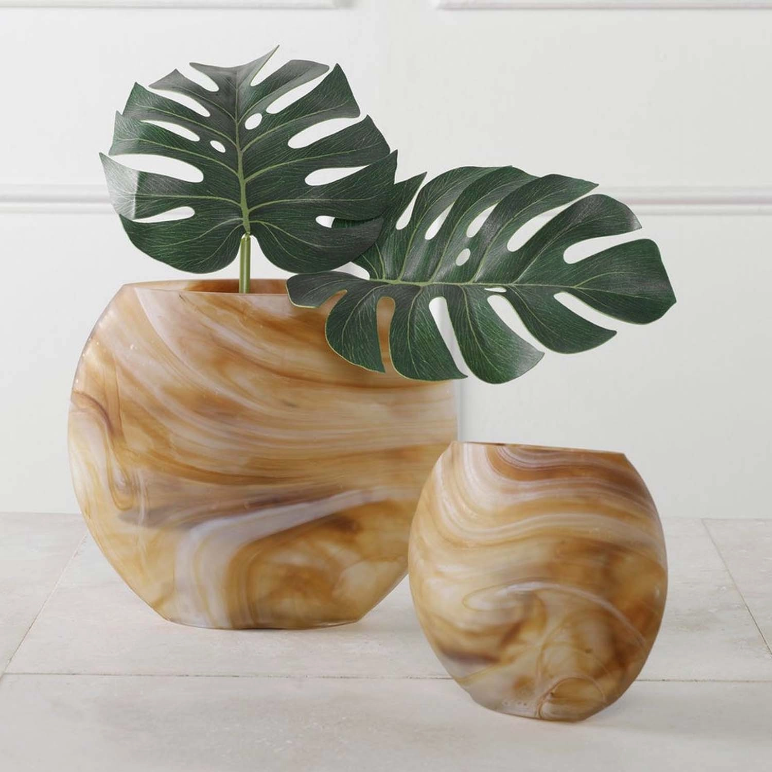 Fusion Carmel Swirl Vase - Large