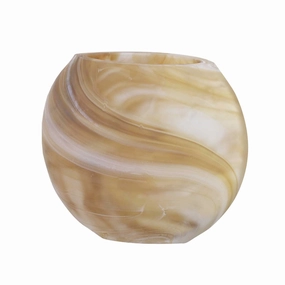 Fusion Carmel Swirl Vase - Smallnordic style desktop ornaments