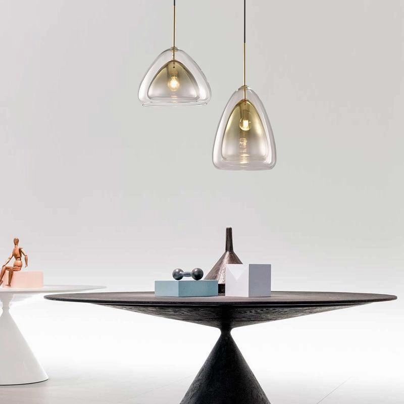 Futuristische Glass Pendant Light
