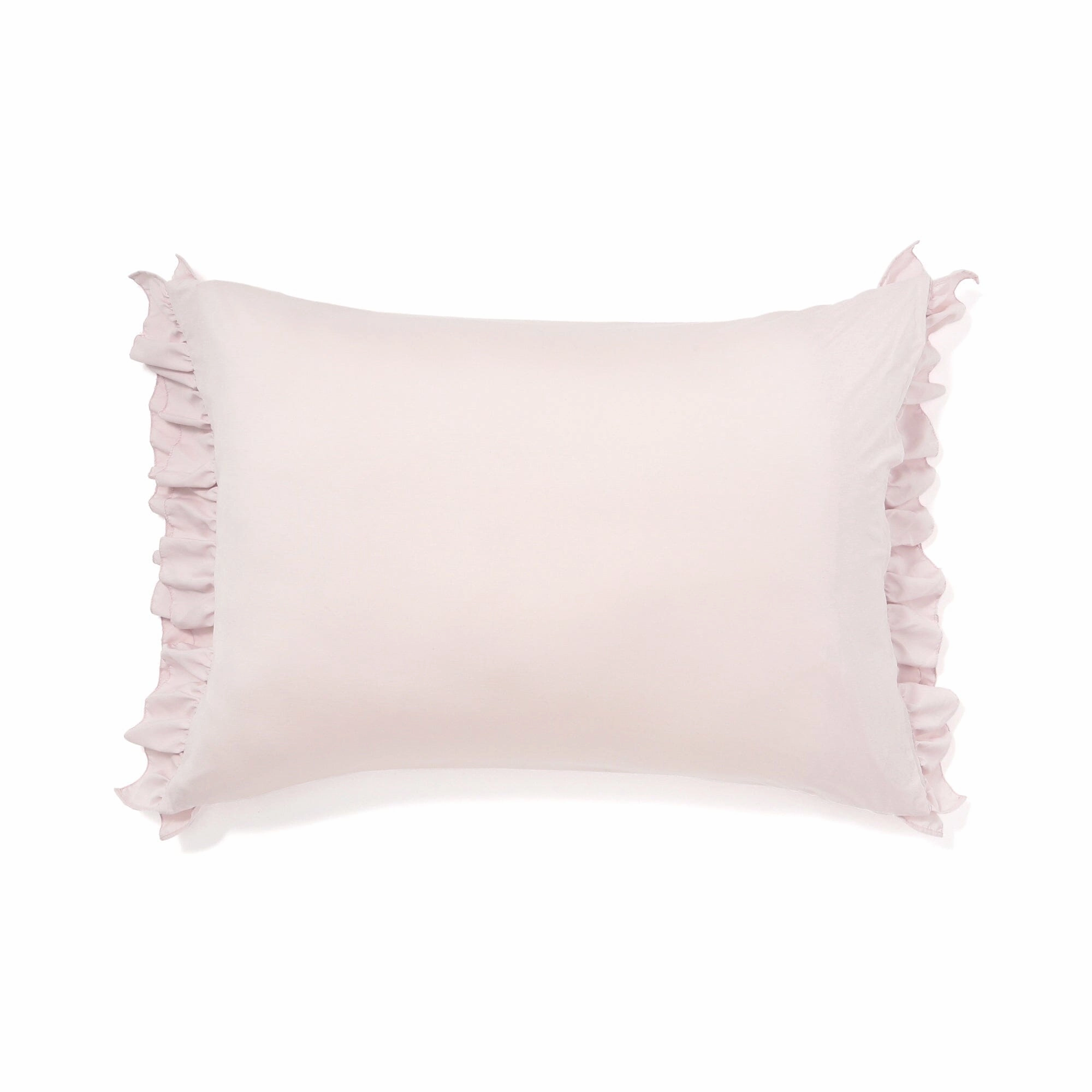 Fuwaro Cooling Pillow Cover Ruffles 700 X 500 Pink
