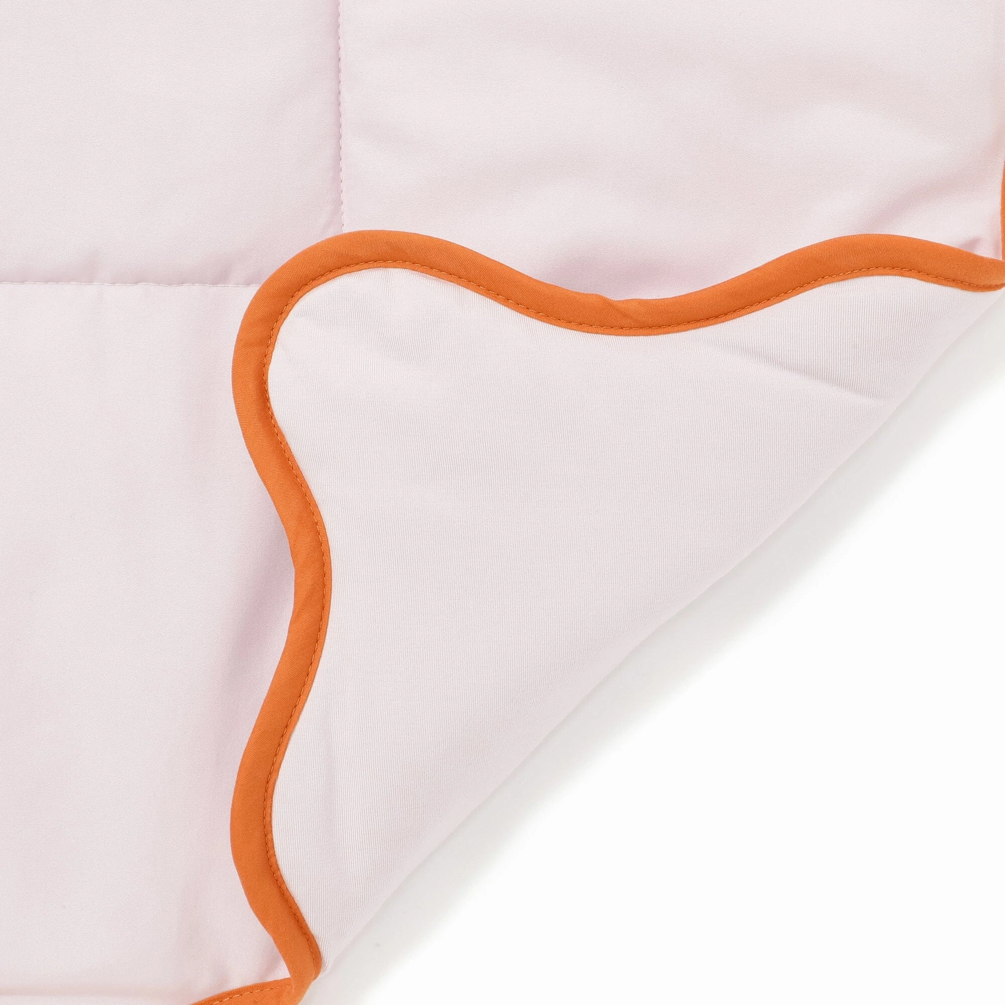 Fuwaro Cooling Quilt Bicolor Wave Single Pink X Orange