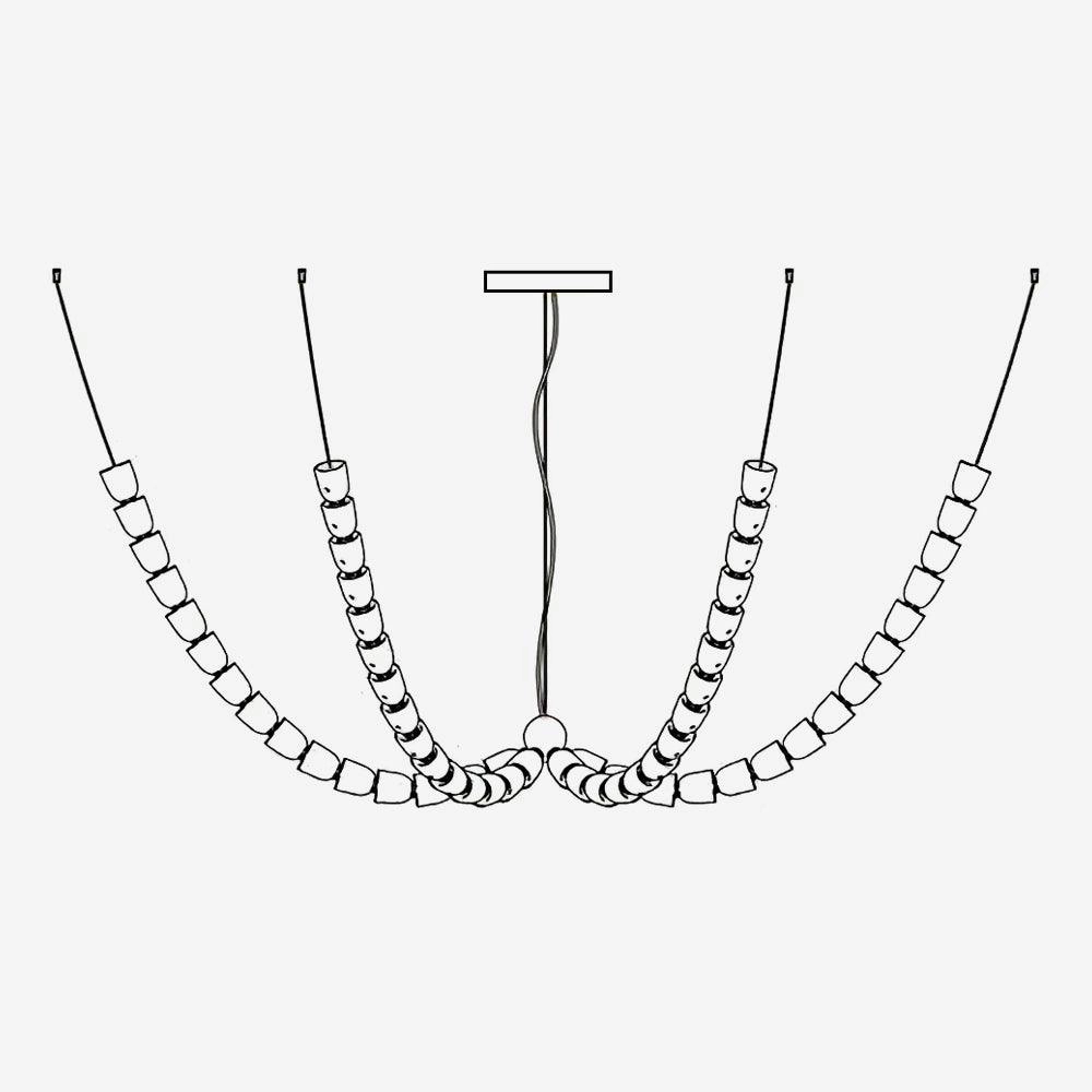 Gabriel Chandelier Krustic chandelier,bedroom chandelier 