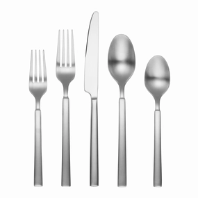 Gailann Satin 45 Piece Flatware Set with Caddyeco-friendly bamboo fiber tableware set 