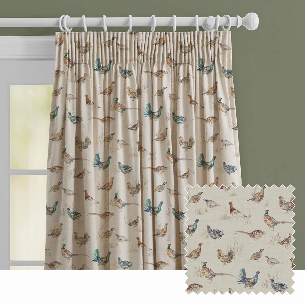 Game Birds Printed Made to Measure Curtains Minibedding sets ,throw blankets 