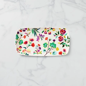 Garden Floral Hors d'Oeuvres Traymodern kitchen decor ,kitchen dinner set ,dinnerware 