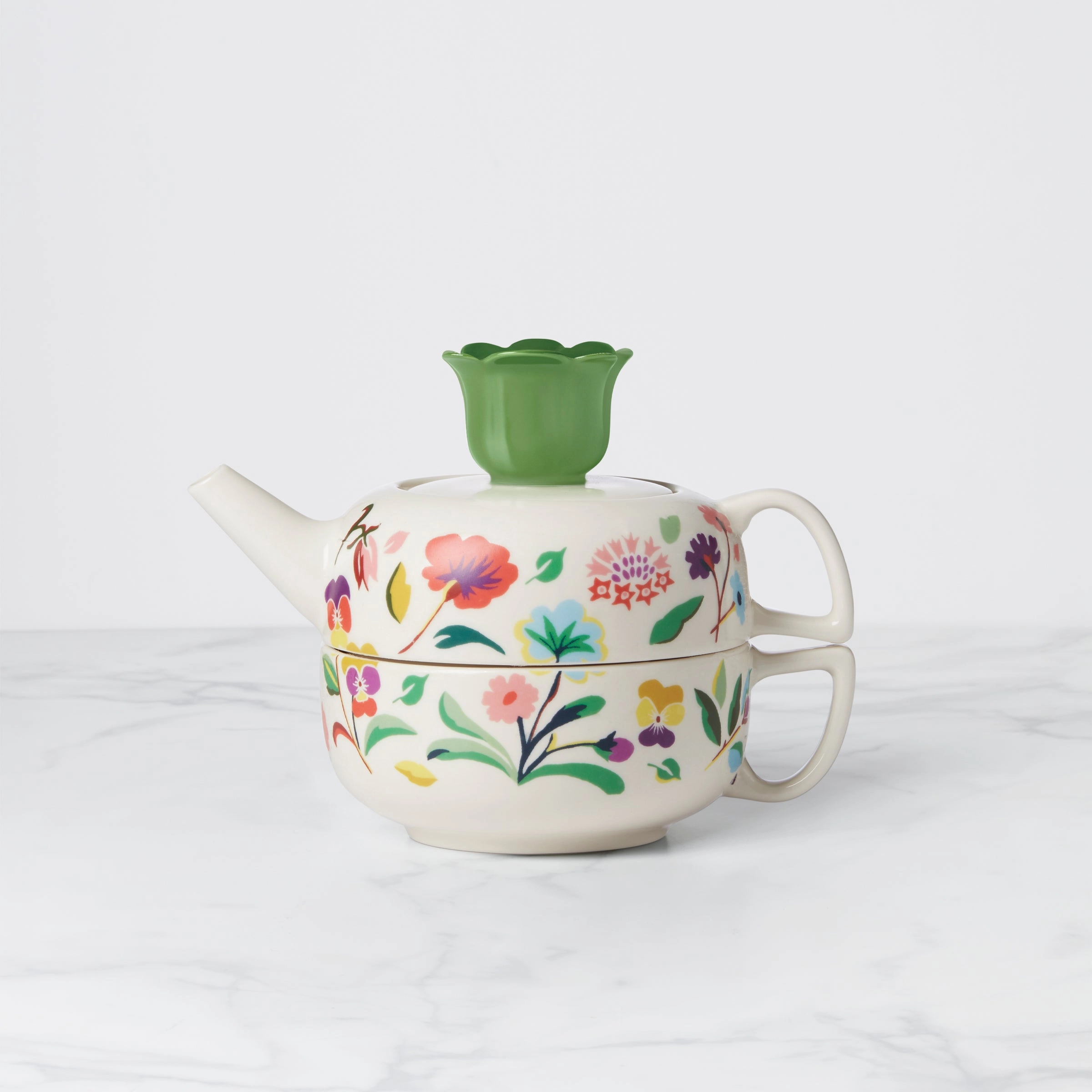 Garden Floral Tea For Onemodern kitchen decor ,kitchen dinner set ,dinnerware 