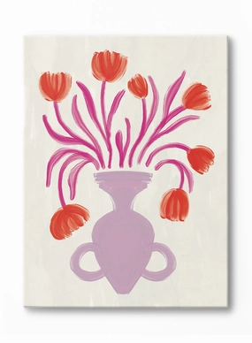 Garden Jewels in Orange, Canvasindoor decorative canvas print