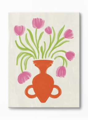 Garden Jewels in Pink, Canvasindoor decorative canvas print