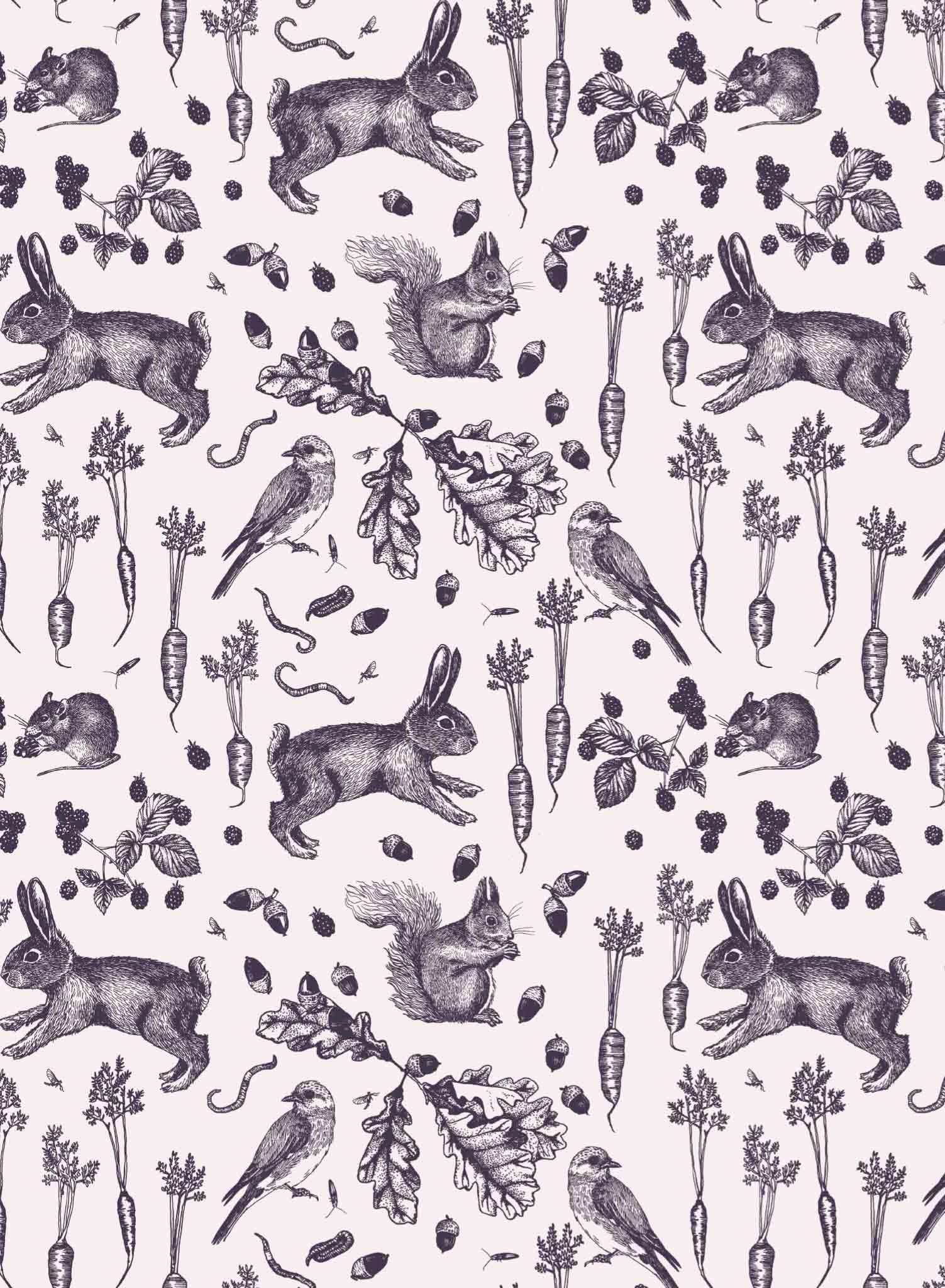 Garden Thieves, Wallpapernordic minimalist wallpaper