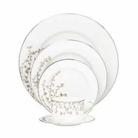 Gardner Street Platinum 5-Piece Place Settingmodern kitchen decor ,kitchen dinner set ,dinnerware 