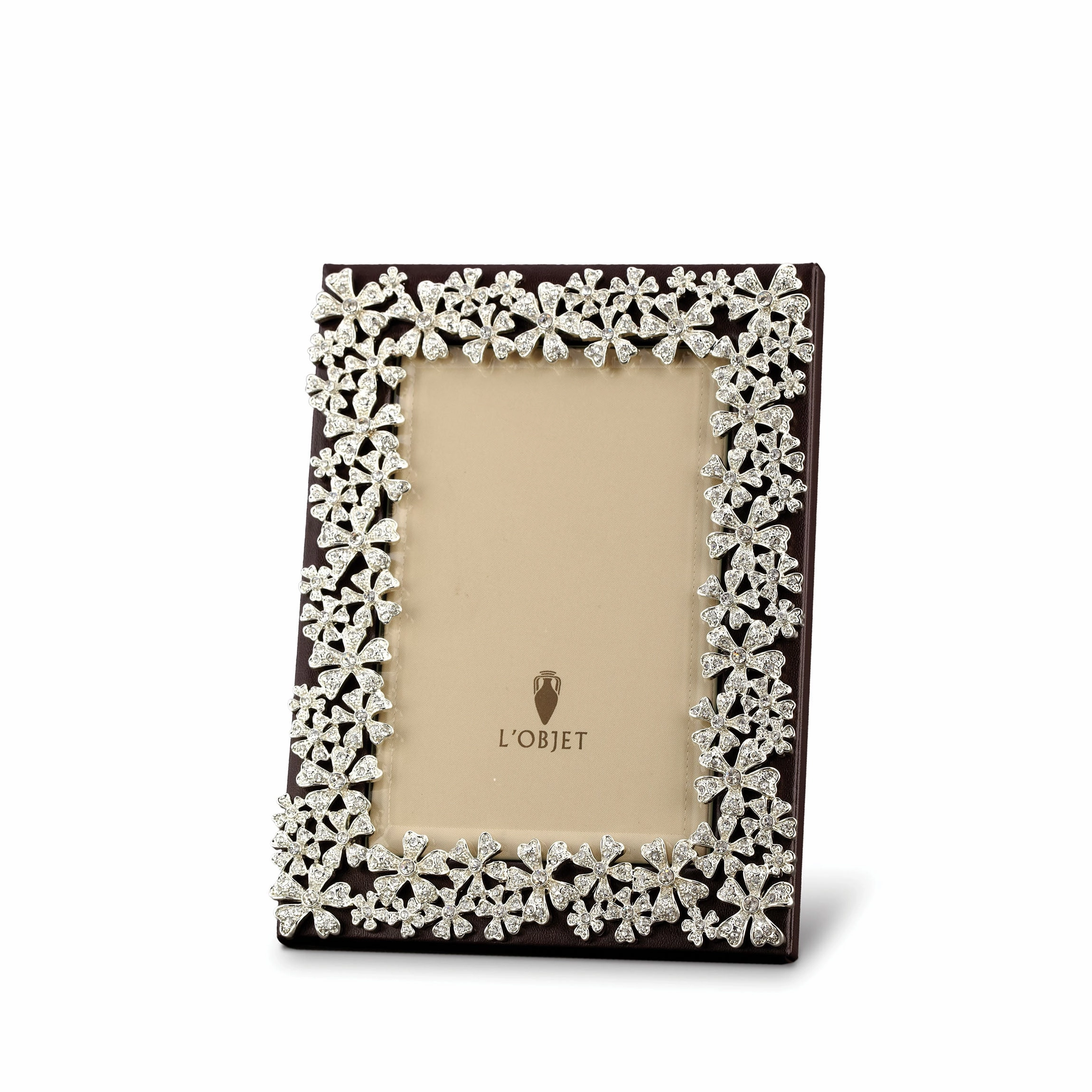 Garland Frame 4 x 6 - Platinumdecorative photo frame ,personalized photo frame 