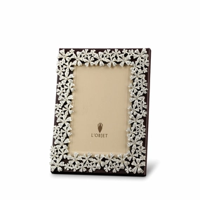 Garland Frame 4 x 6 - Platinumdecorative photo frame ,personalized photo frame 