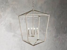 Garnet 33" Chandelier in Silverrustic chandelier,minimalist pendant light