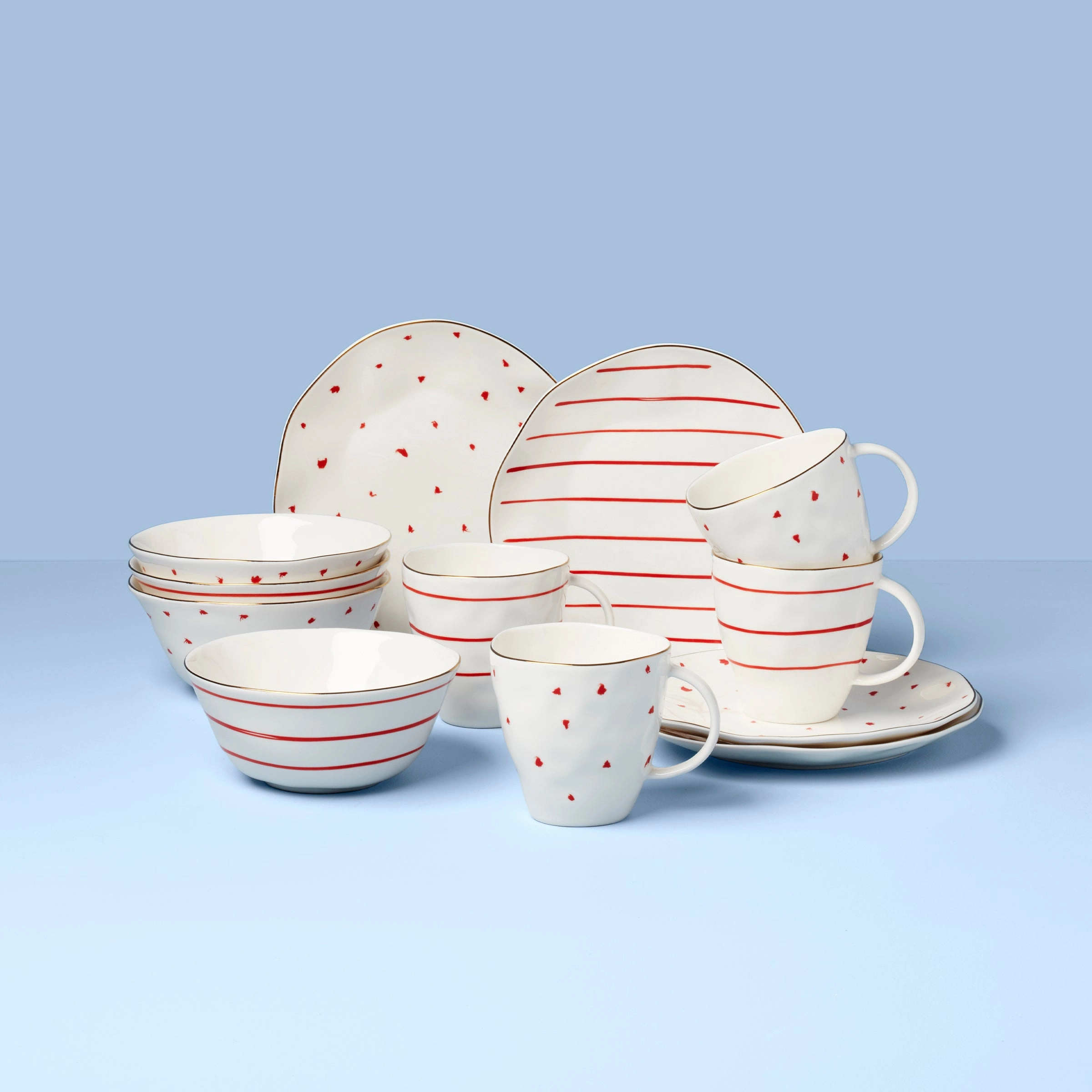Garnet Bay 12-Piece Dessert Setmodern kitchen decor ,kitchen dinner set ,dinnerware 