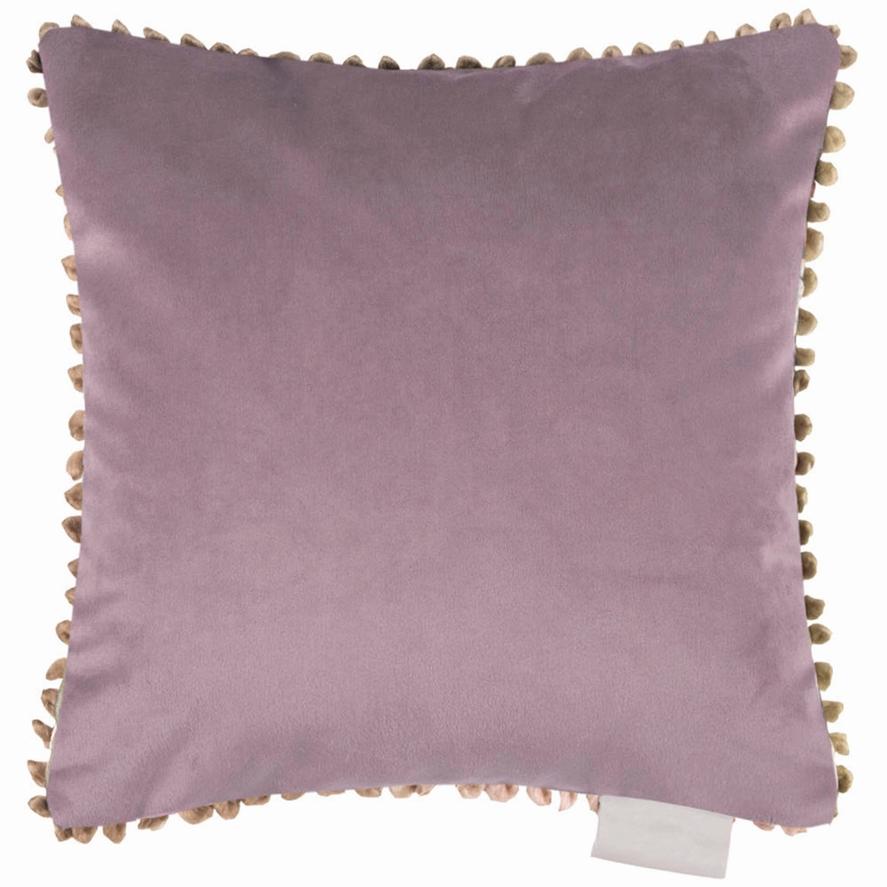 Garuda Printed Feather Cushion Amethyst
