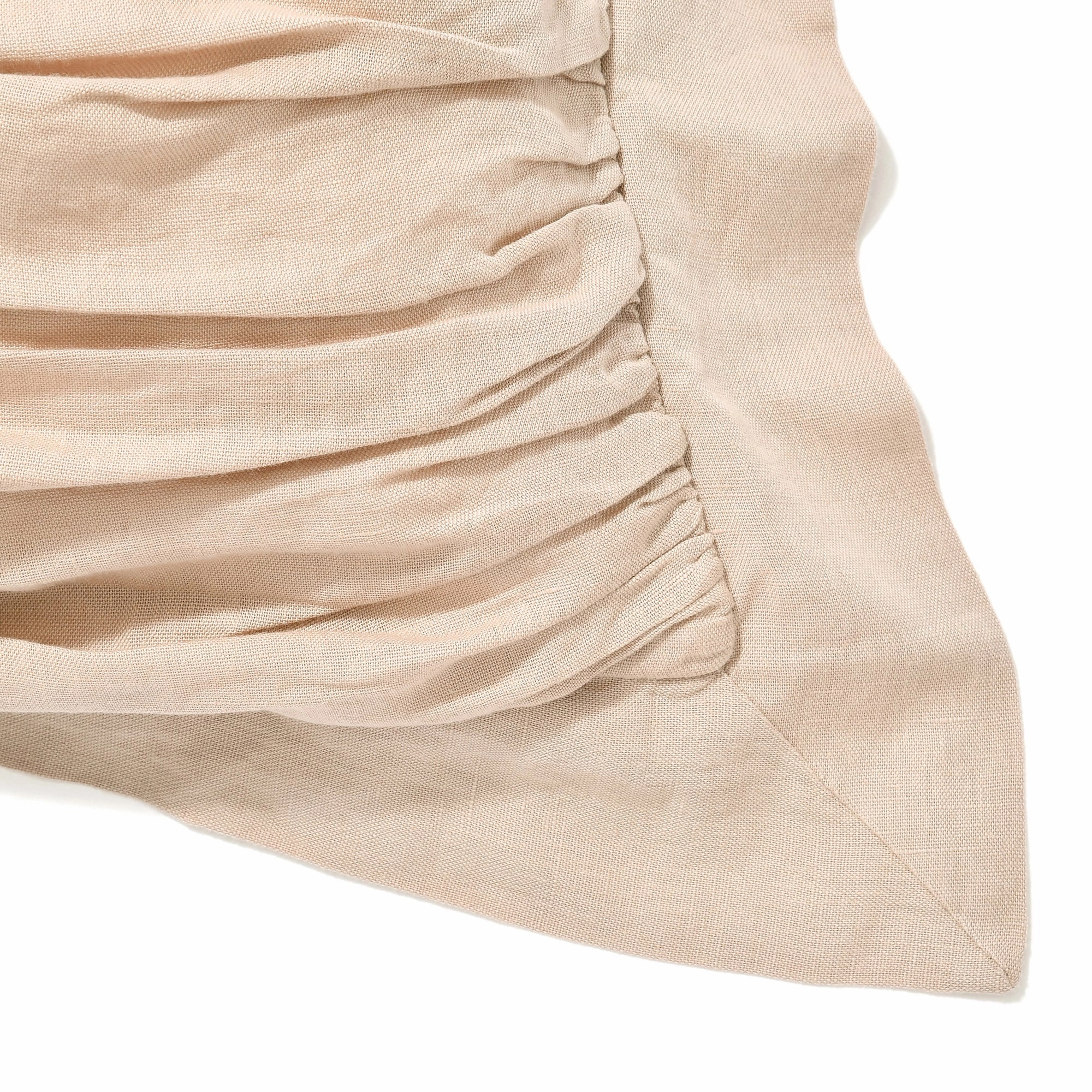 Gather Flange Cushion Cover 450 X 450 Beige