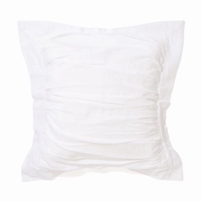 Gather Flange Cushion Cover 450 X 450 Whitebedding sets ,throw blankets 