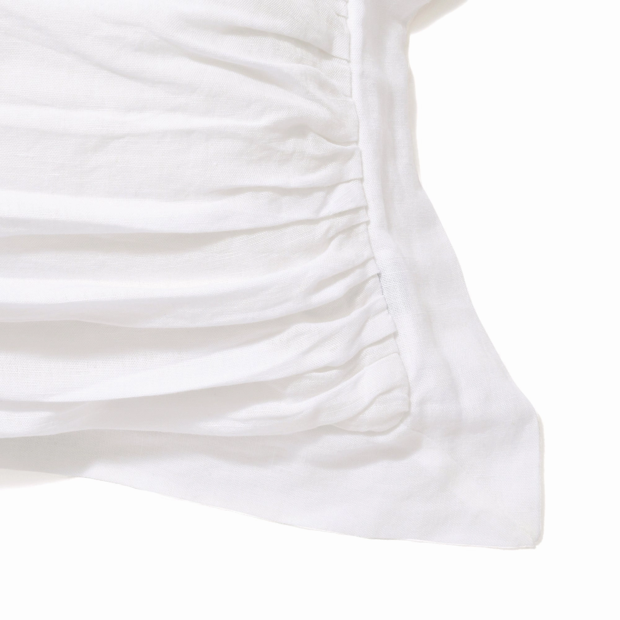 Gather Flange Cushion Cover 450 X 450 White