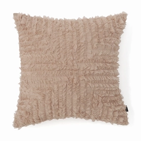 Gather Frill Cushion Cover 450 X 450 Beigebedding sets ,throw blankets 
