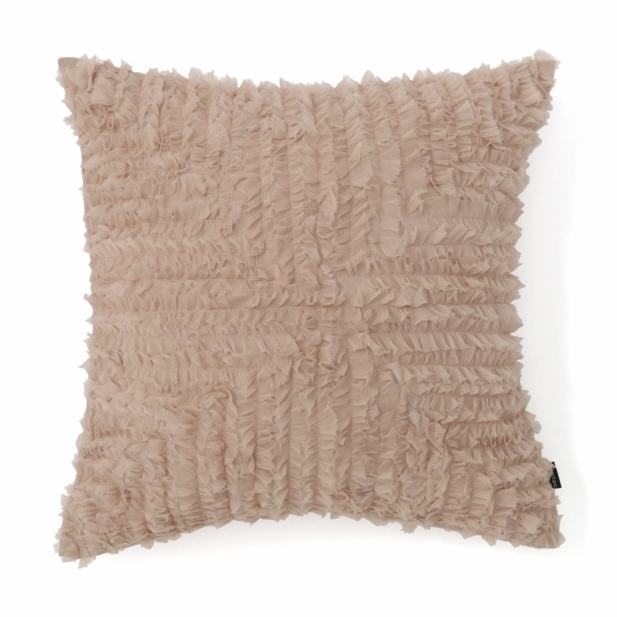 Gather Frill Cushion Cover 450 X 450 Beigebedding sets ,throw blankets 