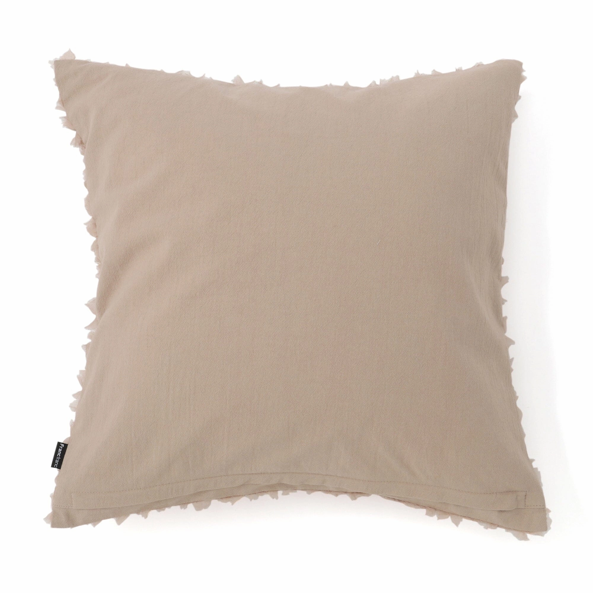 Gather Frill Cushion Cover 450 X 450 Beige