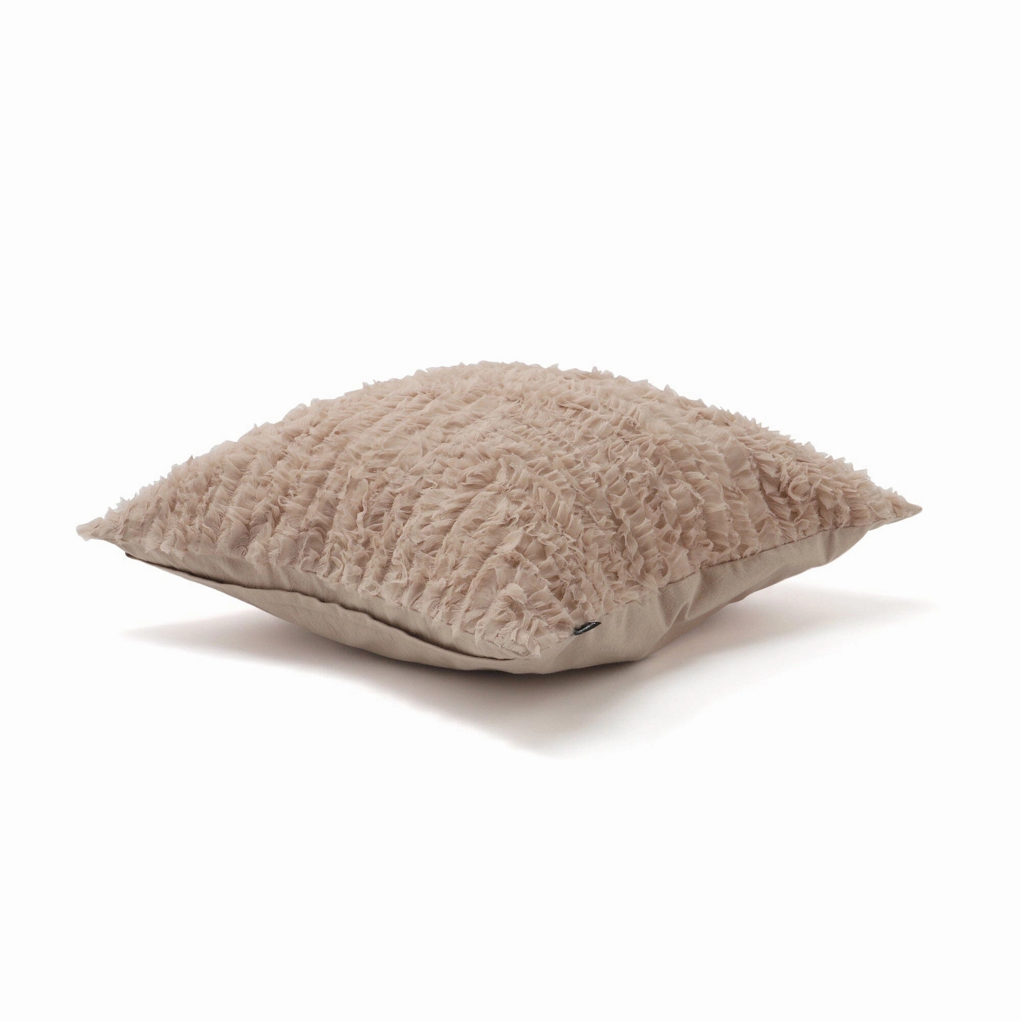 Gather Frill Cushion Cover 450 X 450 Beige