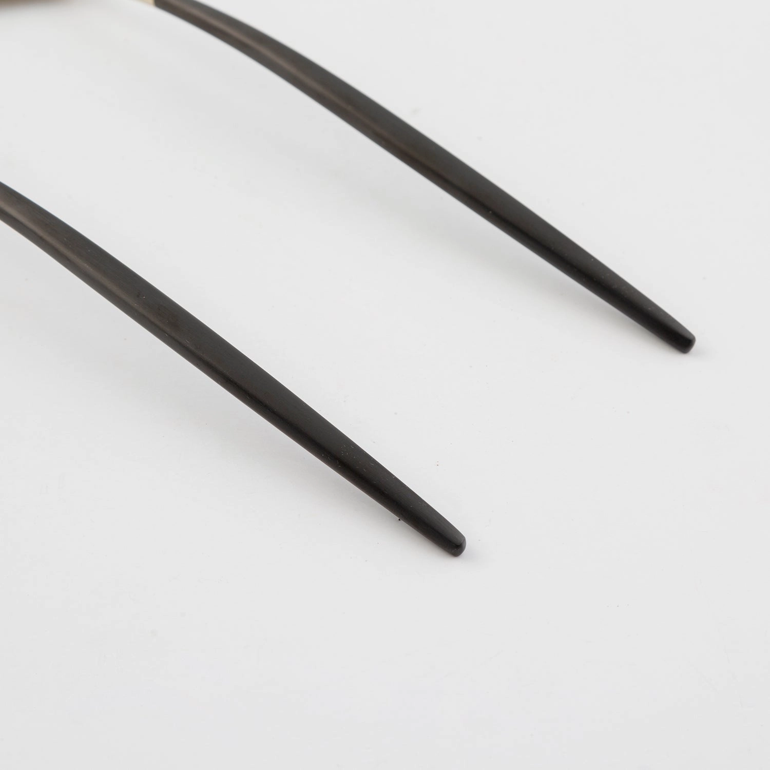 Gaze Black Champagne Satin 2 Piece Serve Set
