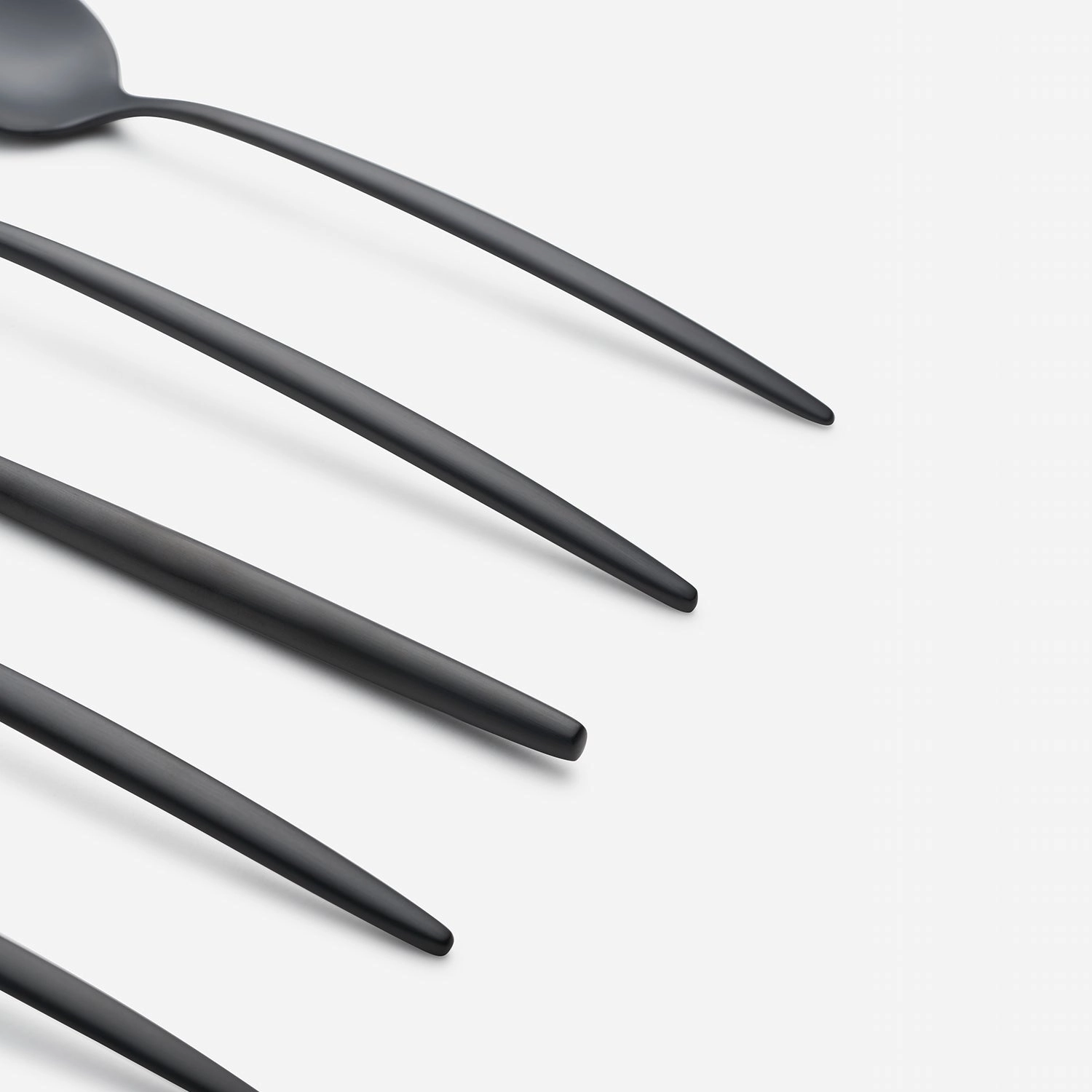 Gaze Black Satin 20 Piece Flatware Set