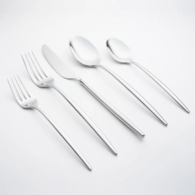 Gaze Mirror 20 Piece Flatware Seteco-friendly bamboo fiber tableware set 
