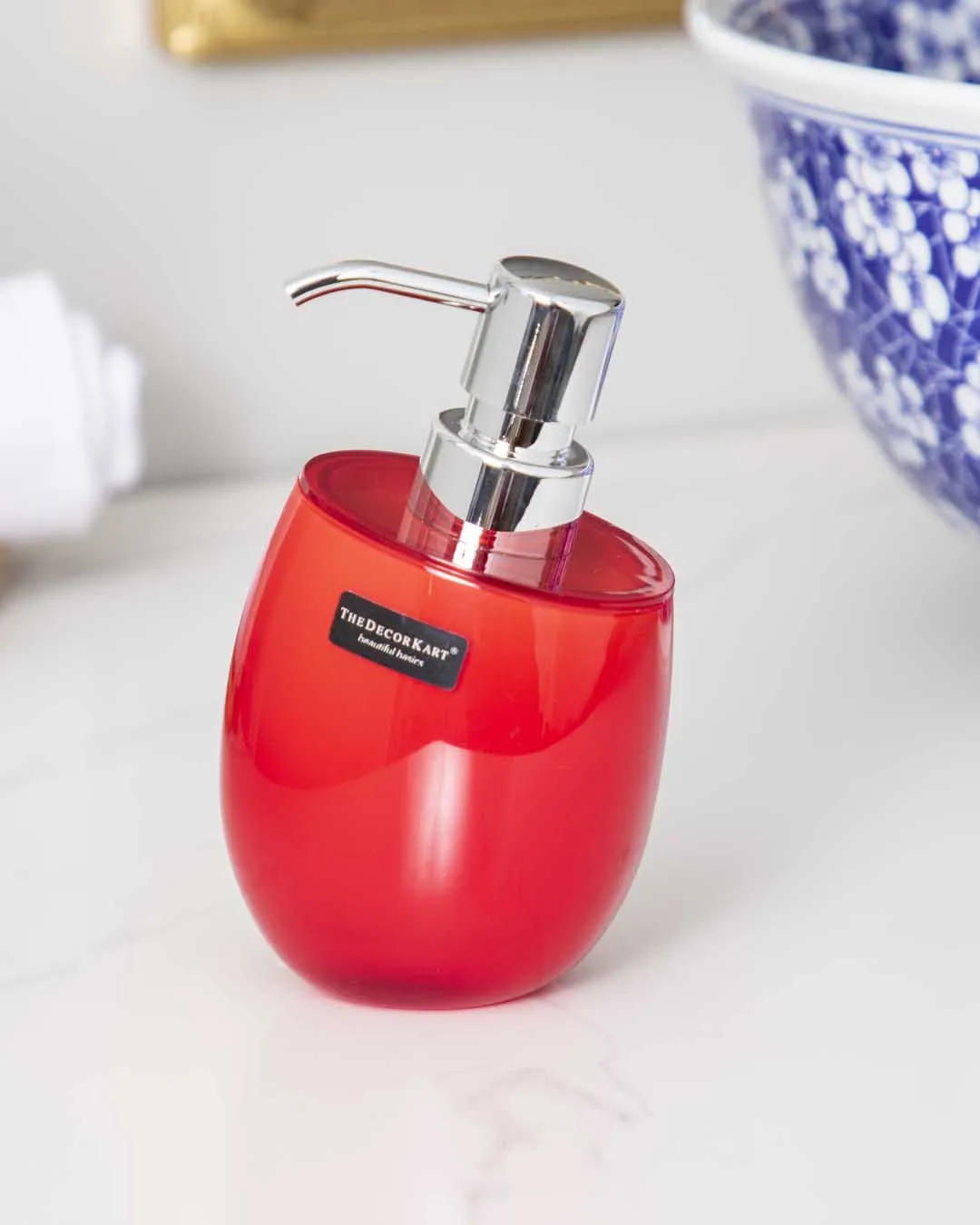 Gentle Glamour Soap Dispenser - Red