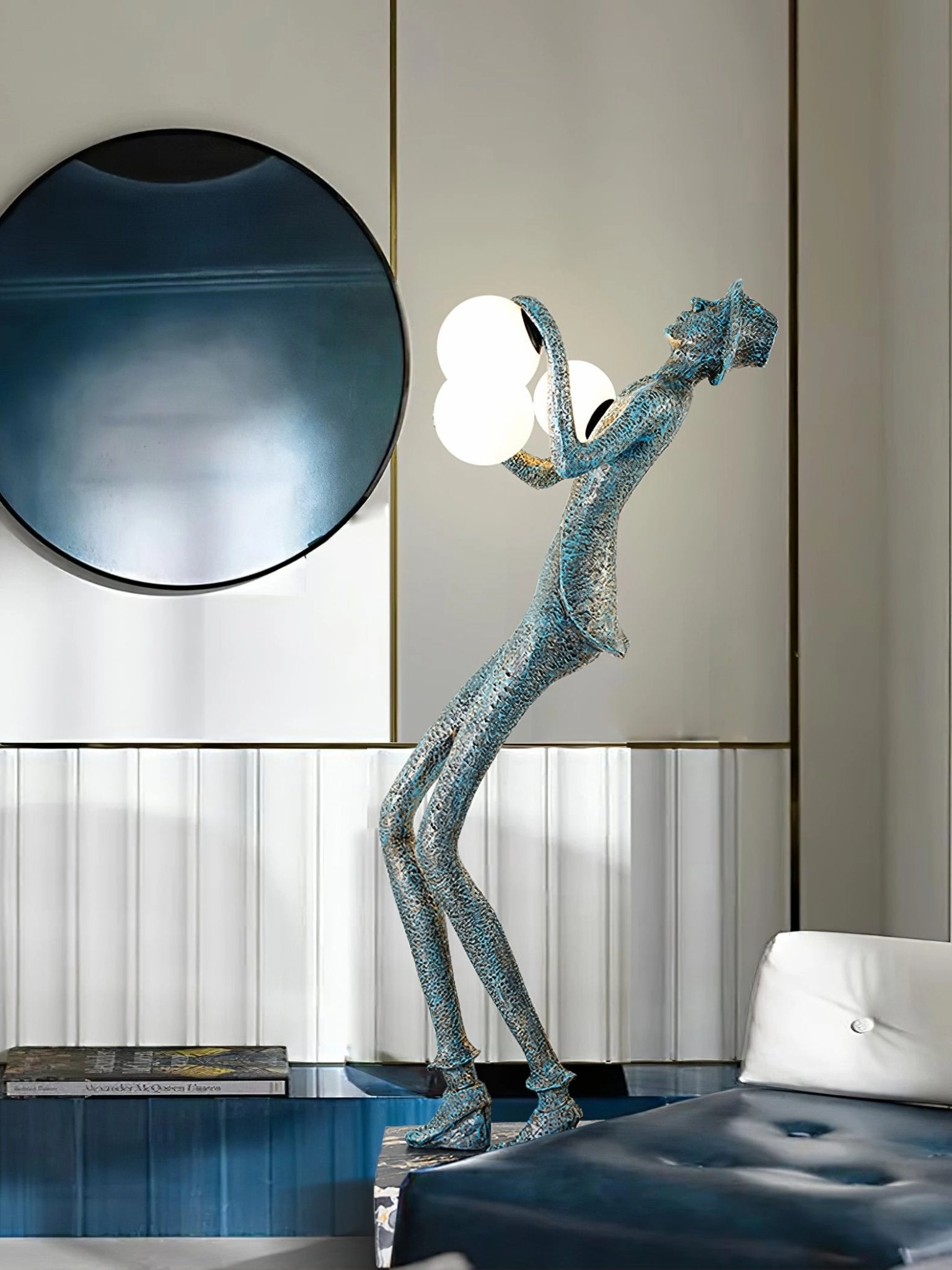 Gentleman Sculpture Floor Lamp