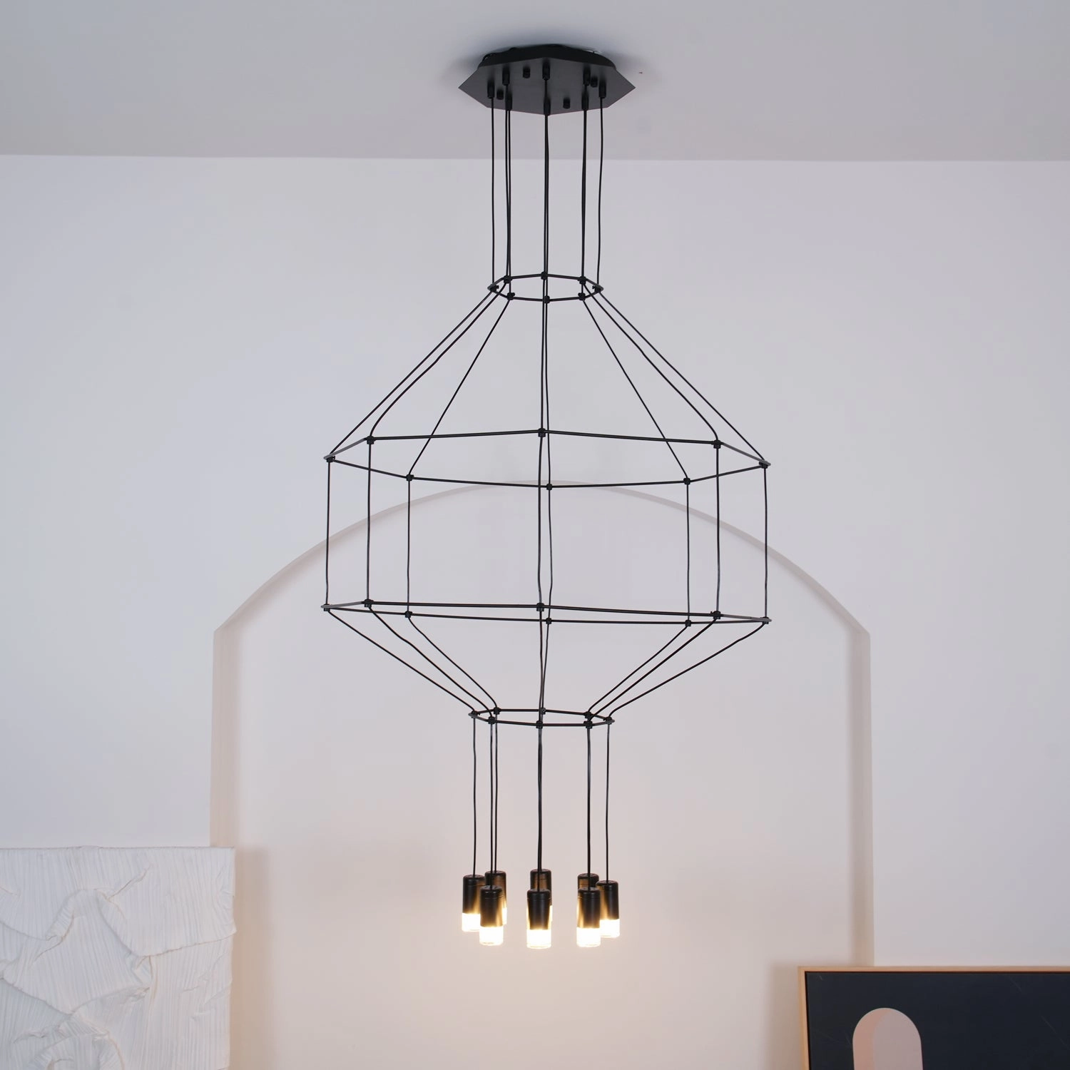 Geometric Lines Pendant Lamp
