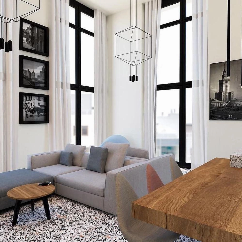 Geometric Lines Pendant Lamp