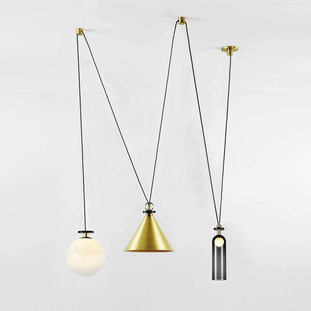 Geometric Shape Art Modern Chandelier