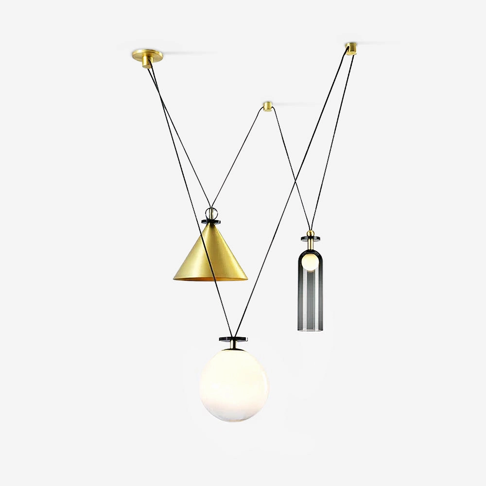 Geometric Shape Art Modern Chandelier
