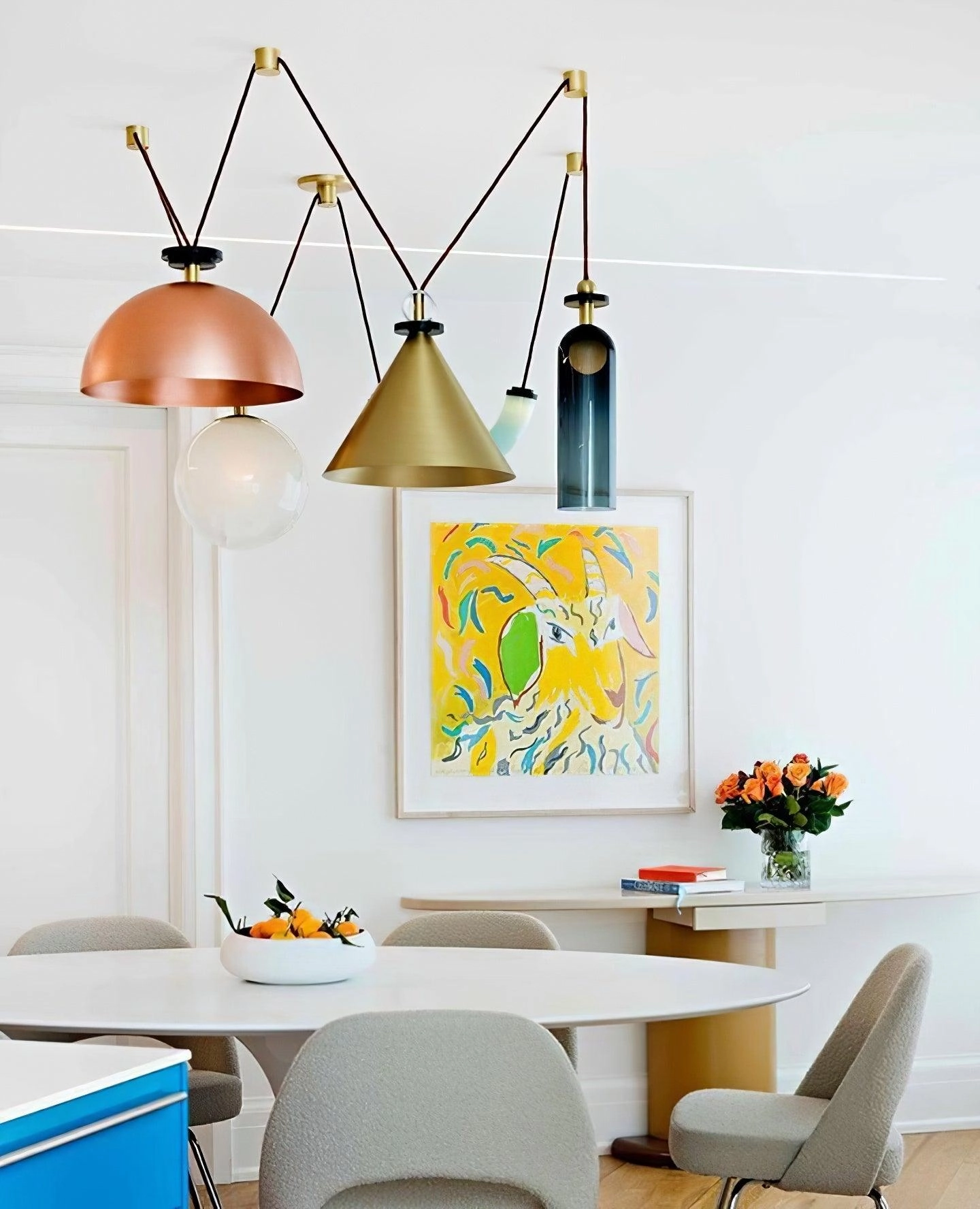 Geometric Shape Art Modern Chandelier
