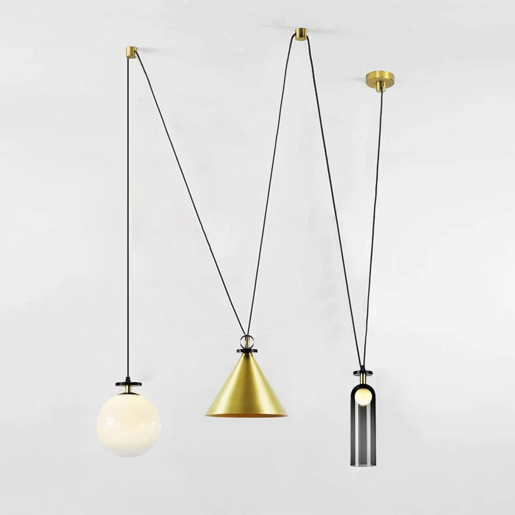 Geometric Shape Art Modern Chandelier