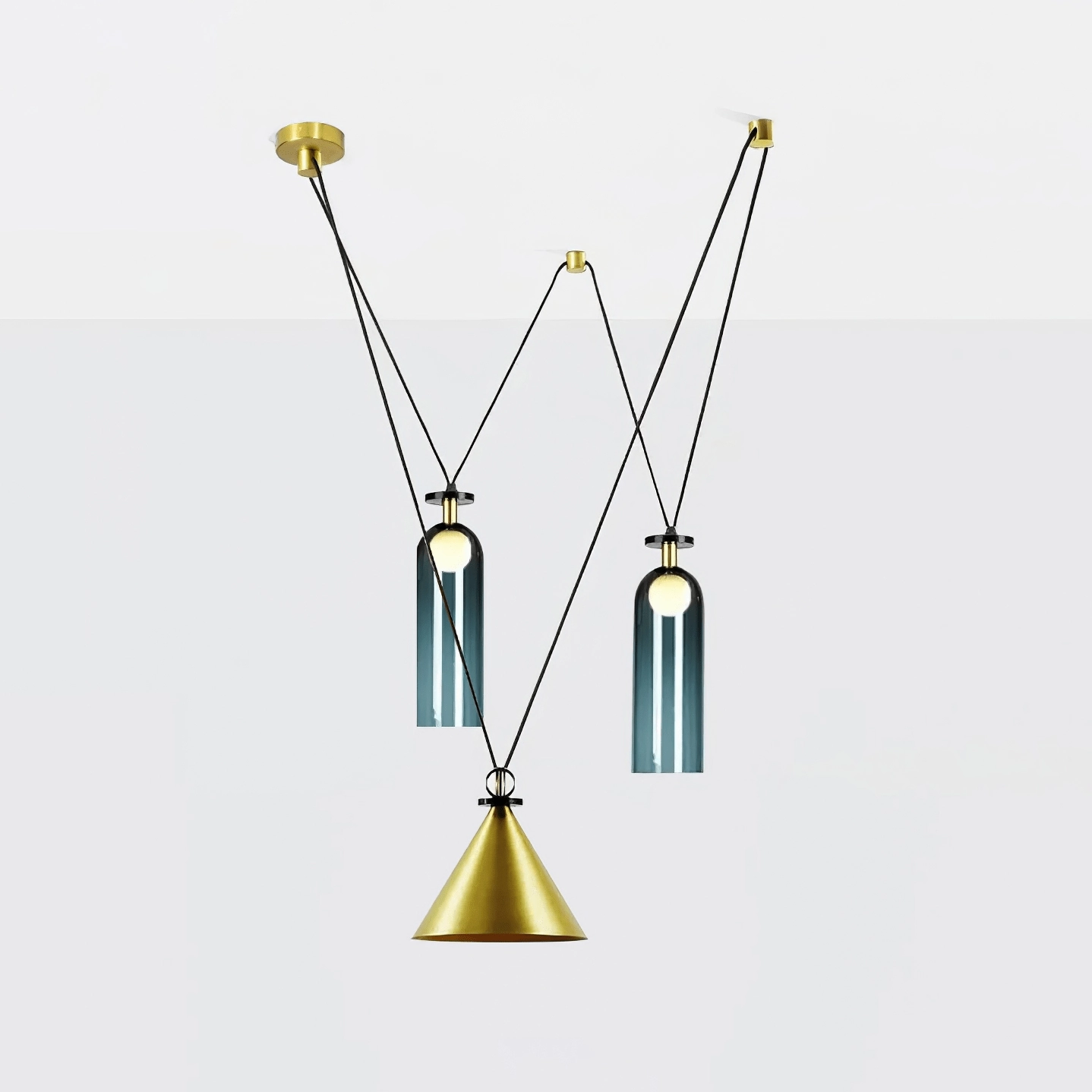 Geometric Shape Art Modern Chandelier
