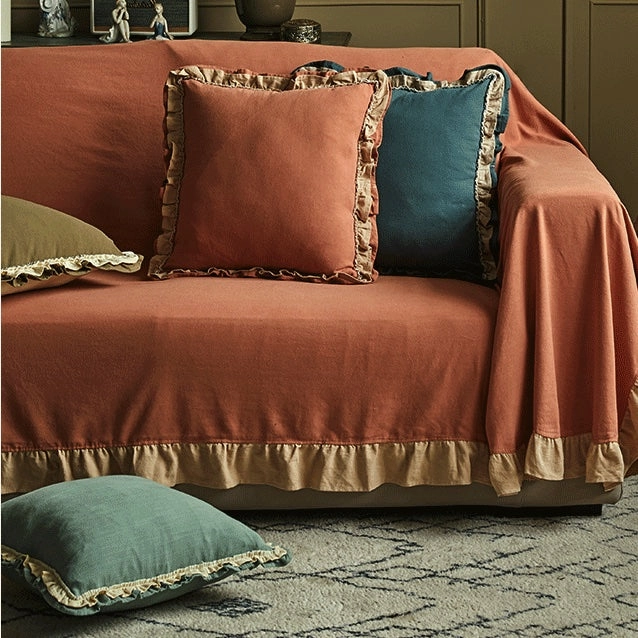 Germaine Ruffle Throw Cushionhome decoration ,modern home decor 