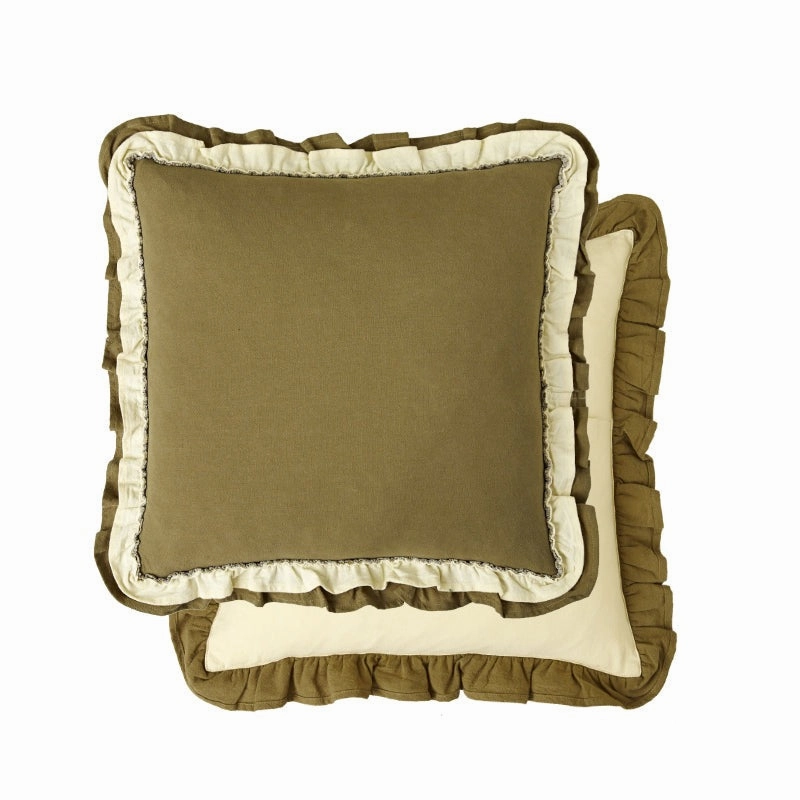 Germaine Ruffle Throw Cushion