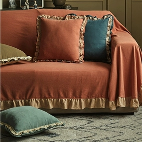 Germaine Ruffle Throw Cushionhome decoration ,modern home decor 